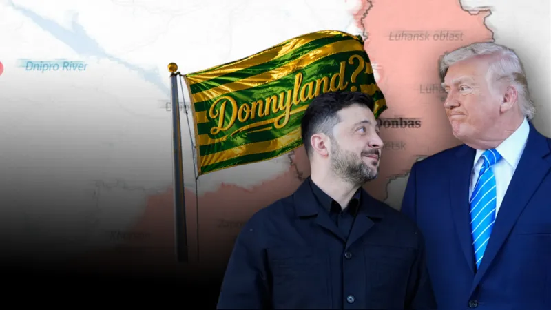 ¿Propone Ucrania rebautizar parte del Donbass como 'Donnyland' en honor a Trump?