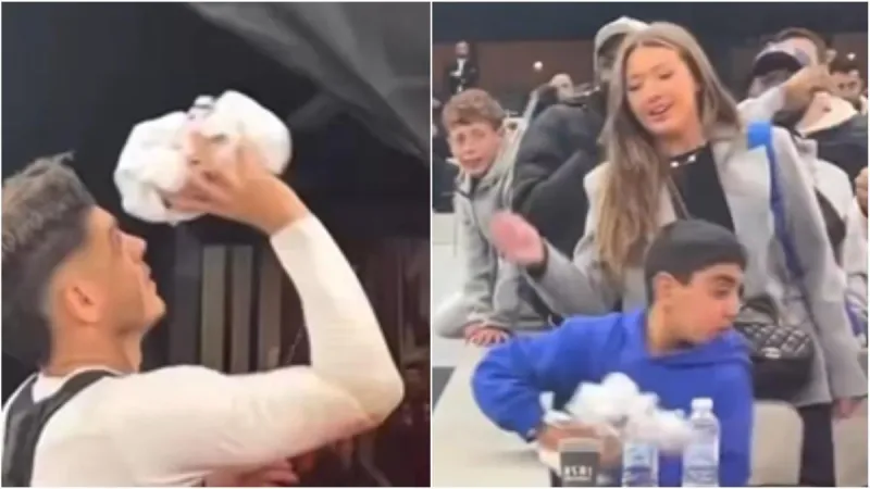 La pillería del día: un niño deja sin regalo a la mujer de un futbolista robándole la camiseta