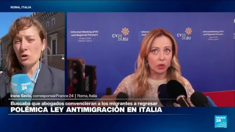 Informe desde Roma: Parlamento aprueba medida antimigrantes, pero es anulada horas después