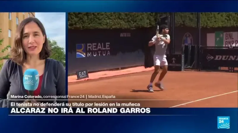 Informe desde Madrid: Carlos Alcaraz no irá a Roland Garros