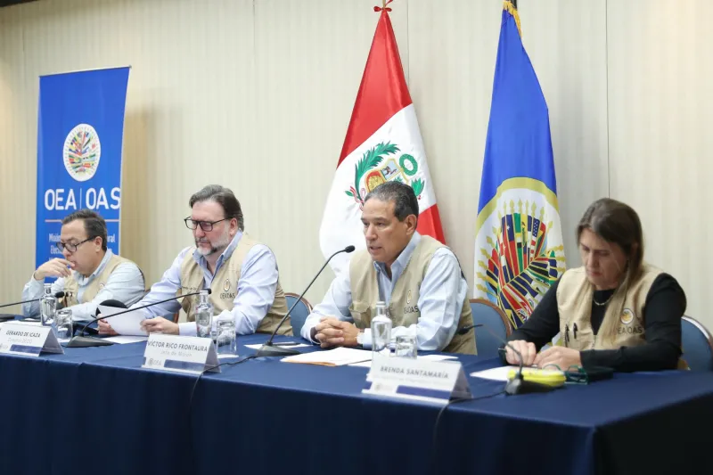 Elecciones 2026: misión de OEA se pronuncia sobre inviabilidad de comicios complementarios