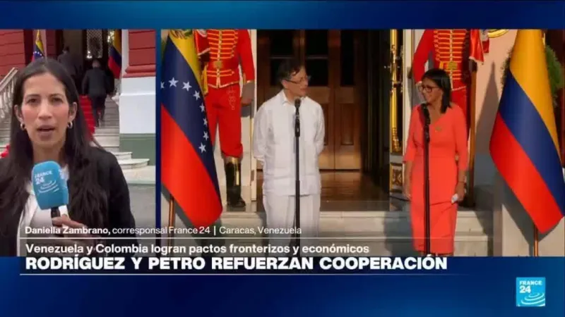 Petro y Rodríguez acuerdan cooperación en seguridad fronteriza y comercio