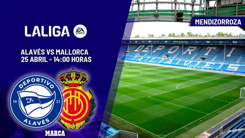 Alavés - Mallorca: horario y dónde ver hoy en TV y canal del partido de LaLiga EA Sports