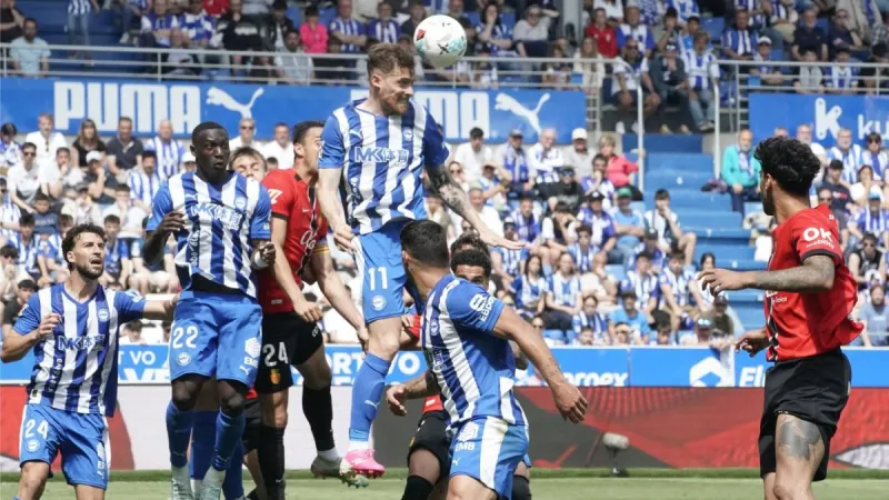 Gol de Toni Martínez (1-1) en el Alavés 2-1 Mallorca