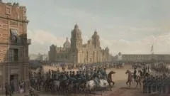 Qué pasó en los 9 meses en los que la bandera de EE.UU. ondeó en el Zócalo de Ciudad de México