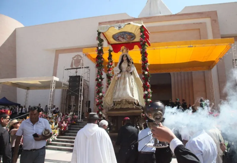 Arequipa: Fieles nacionales y extranjeros se preparan para festividad de Virgen de Chapi
