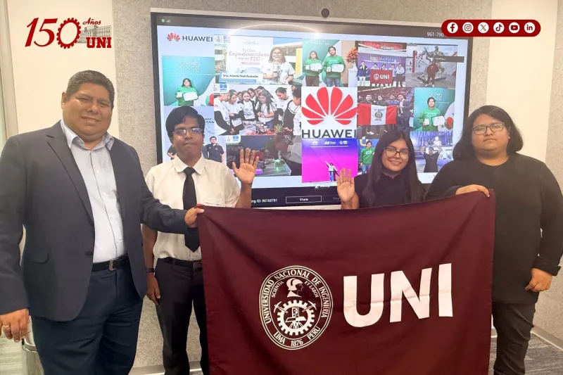Estudiantes peruanos clasifican a la final de concurso de Huawei en China