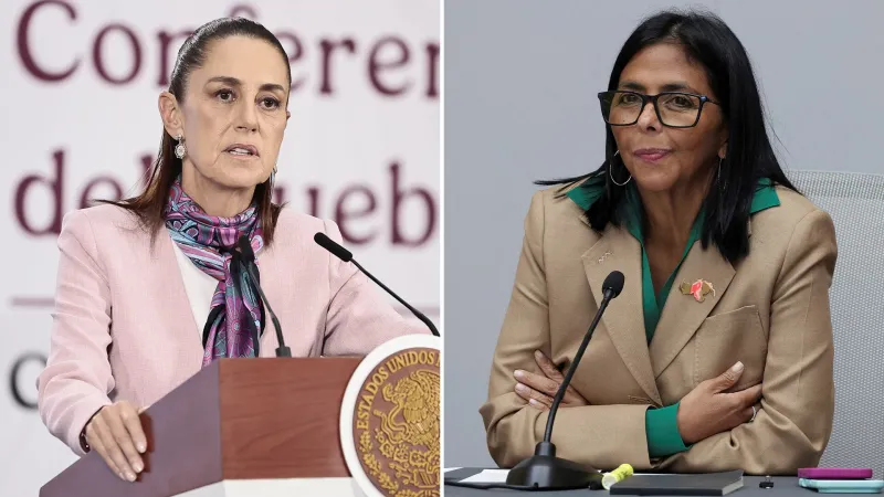 Sheinbaum y Delcy Rodríguez rechazan el intento de ataque contra Trump