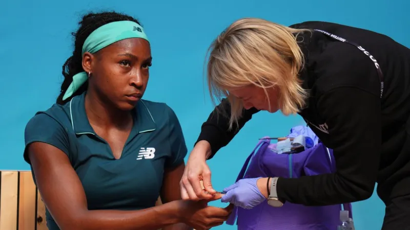 Coco Gauff sobrevive al virus que acabó con Swiatek en Madrid: "Hay algo rondando entre nosotros"