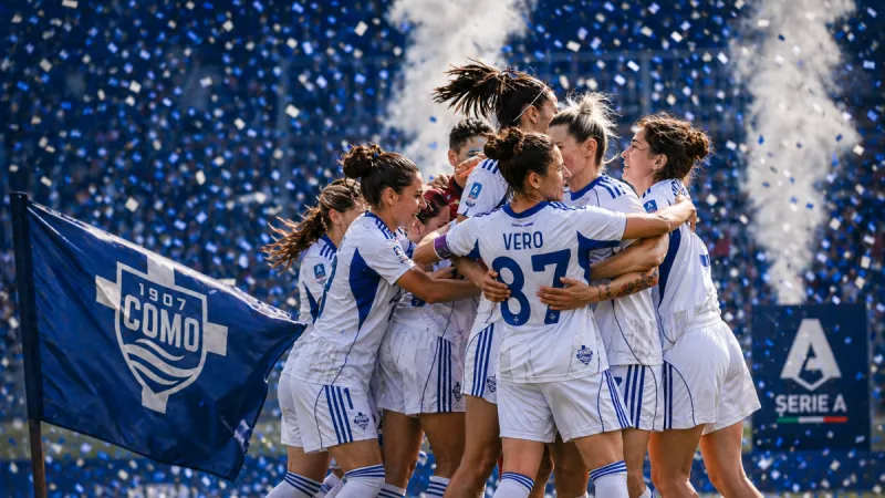 El Como de Vero Boquete y Eli del Estal logra el ascenso a la Serie A