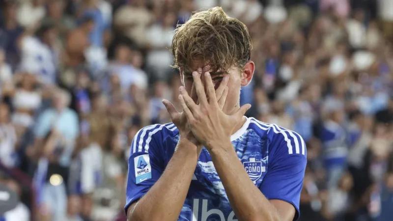 Nico Paz da el susto: "Está en el hospital y lo estamos evaluando"