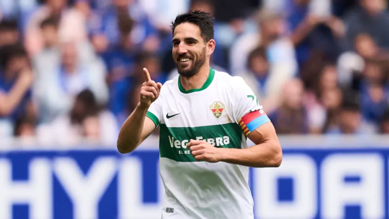 Gol de P. Bigas (0-1) en el Real Oviedo 1-2 Elche