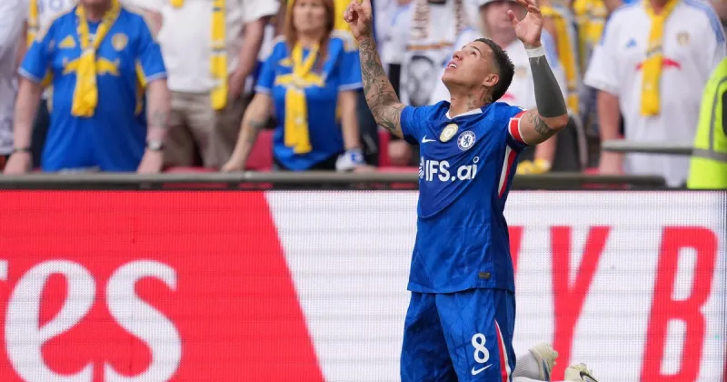 Enzo Fernández resurgió al Chelsea: gol de "9" para ser finalista de la FA Cup y enfrentar por el título al Manchester City