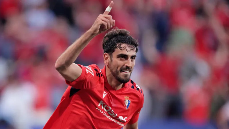 Gol de A. Catena (2-1) en el Osasuna 2-1 Sevilla