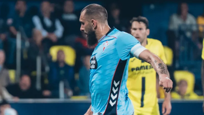 Gol de Borja Iglesias (pen.) (2-1) en el Villarreal 2-1 Celta