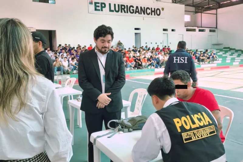 Mininter lidera operativo de identificación biométrica en penal de Lurigancho