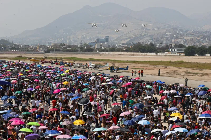 Mindef: más de 100 mil personas disfrutaron show aéreo en la Base Aérea Las Palmas
