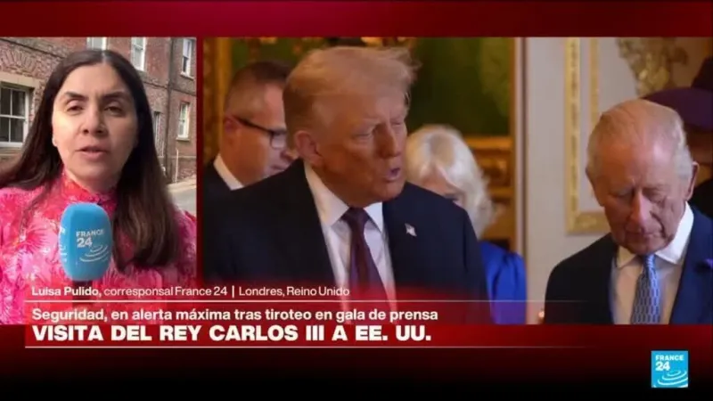 EE. UU. blinda la visita del rey Carlos III tras tiroteo en una gala a la que asistía Trump