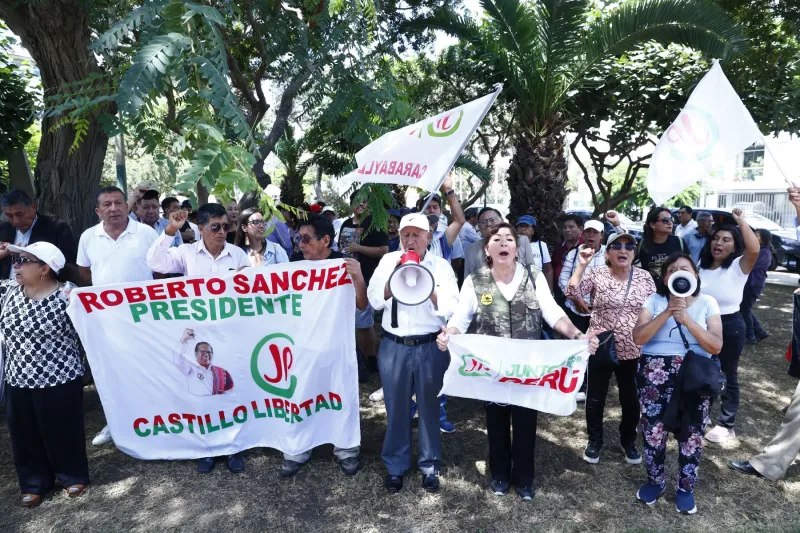 Elecciones 2026: simpatizantes de Juntos por el Perú marcharon por las calles de Lima