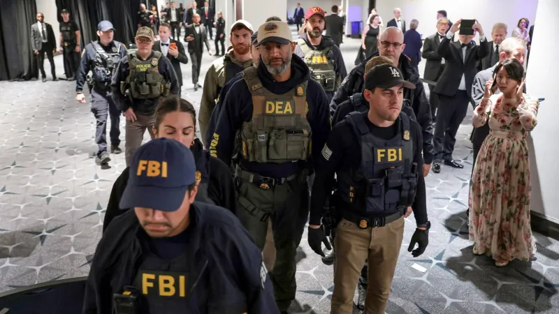 Questions over Trump’s security after shooting at press gala