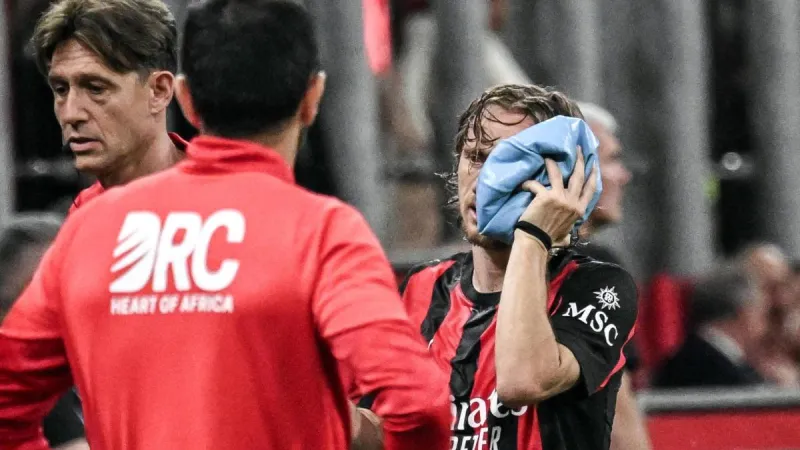 Modric, doble fractura de pómulo