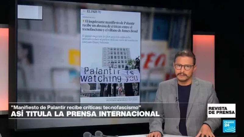 "Manifiesto Palantir: entre el tecnofascismo y villano de James Bond": 'El País'