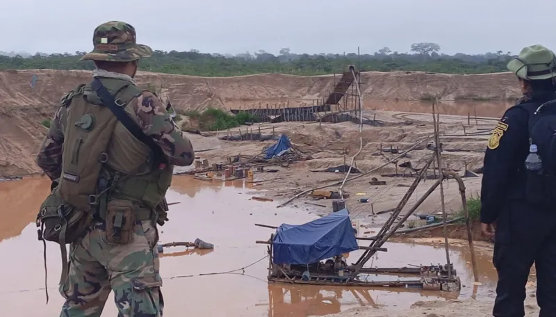 Madre de Dios: destruyen campamentos de minería ilegal en Reserva Nacional de Tambopata