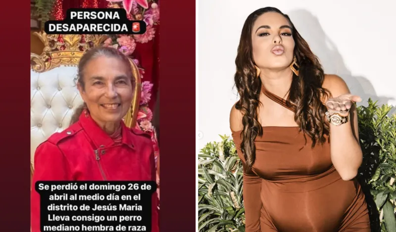Modelo peruana Kathie Reds reporta la desaparición de su madre tras salir de paseo en Jesús María: “Ella tiene principios de Alzheimer”