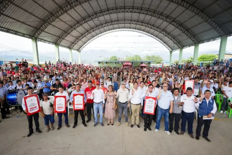 Más de 1700 familias de Bagua Grande recibieron títulos de propiedad de sus viviendas