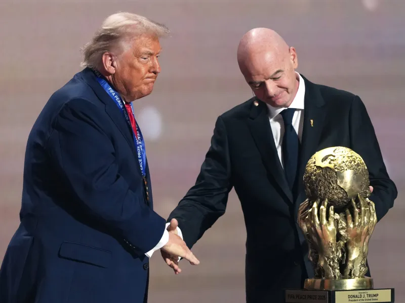 Before World Cup, FIFA slammed for politicising sport with Trump prize