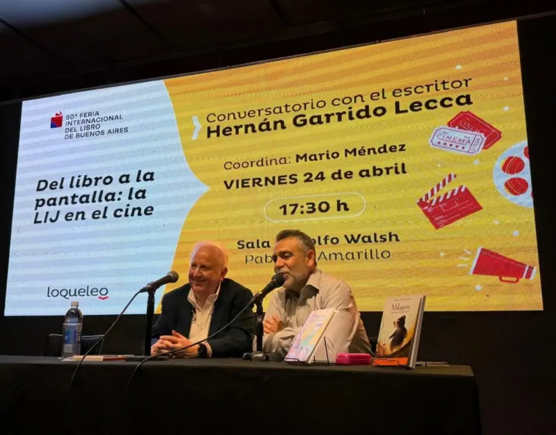 Escritor Garrido-Lecca participó en la Feria Internacional del Libro de Buenos Aires