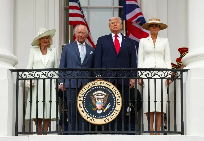 Trump y Carlos de Inglaterra recurren a la pompa para reencauzar la relación bilateral