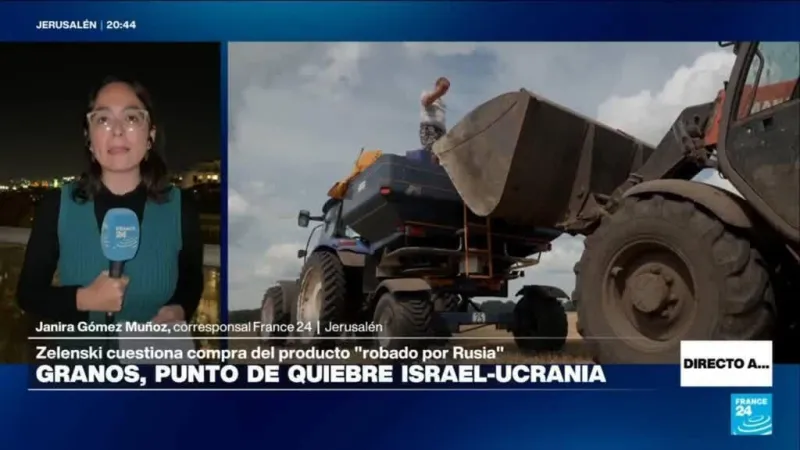 Directo a… Jerusalén y por qué Zelenski acusa a Israel de comprar a Rusia grano robado en Ucrania