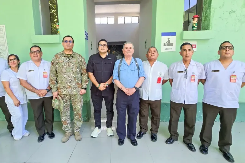 Piura: Rospigliosi reafirma apoyo del Congreso para reforzar servicios de salud de FF. AA.