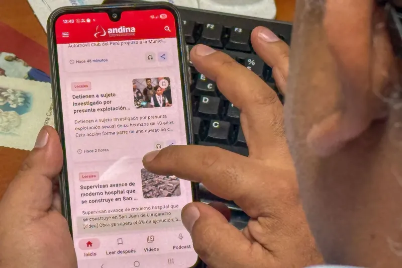 Aplicación móvil de la Agencia Andina para Android se actualiza y aquí puedes descargarla