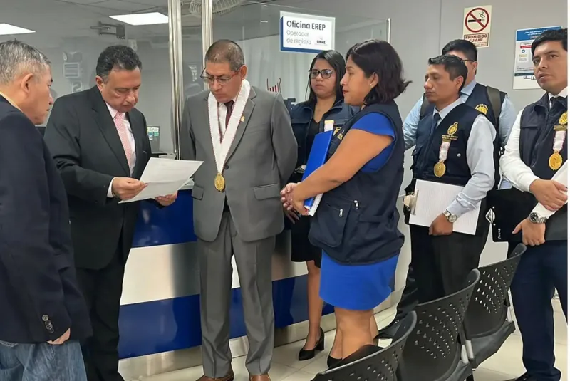 Fiscalía realiza diligencia en ONPE por contratos con proveedores en elecciones generales