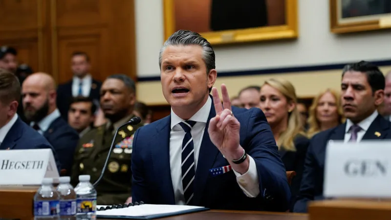 US lawmakers question Pete Hegseth over budget for war on Iran