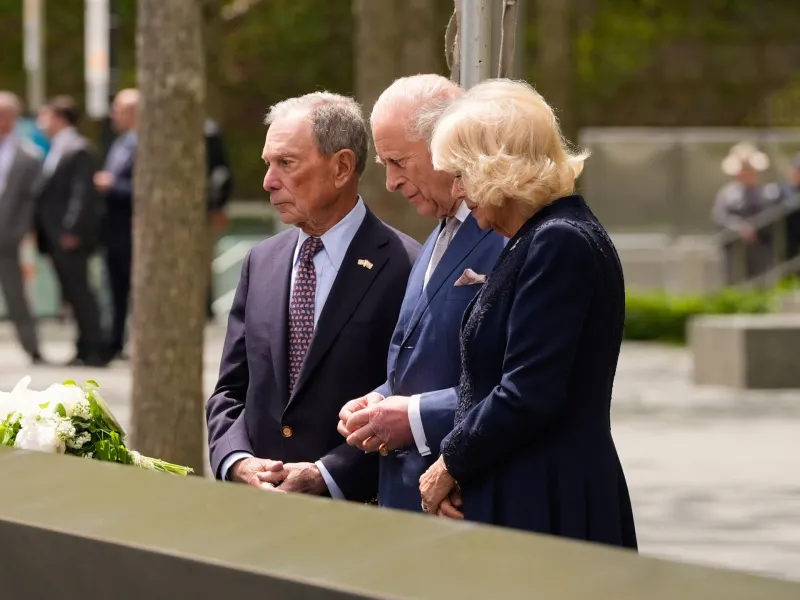 Britain’s King Charles visits 9/11 Memorial in New York