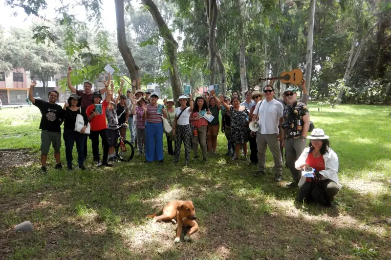 Caminata en defensa del bosque Separadora Industrial, el área verde más grande de Lima
