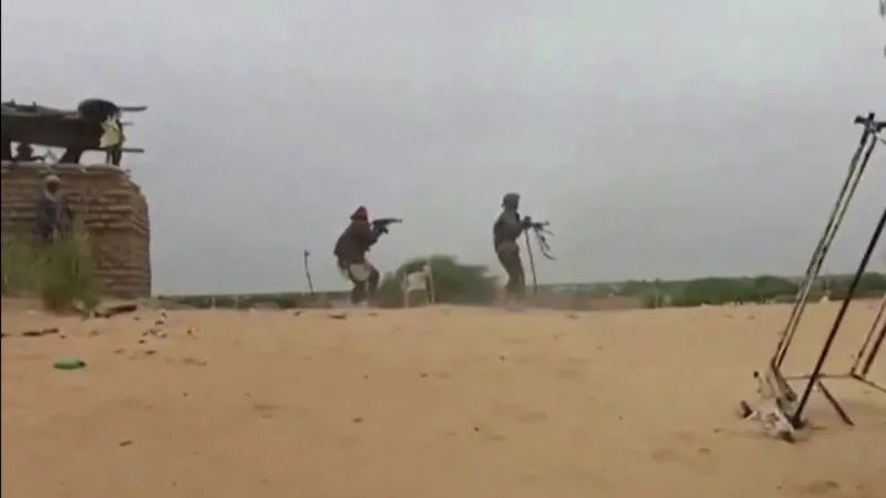 Video emerges of heavy firefight in Mali