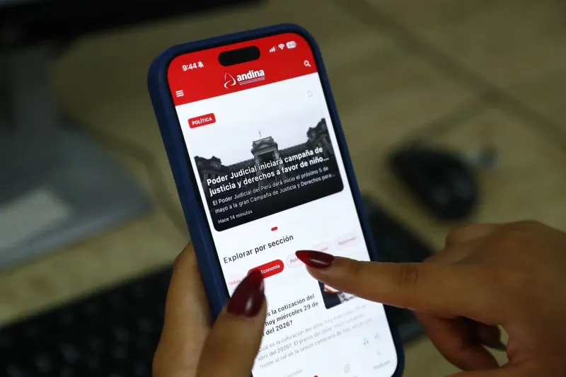 Descubre la experiencia personalizada de la aplicación de la Agencia Andina para iOS
