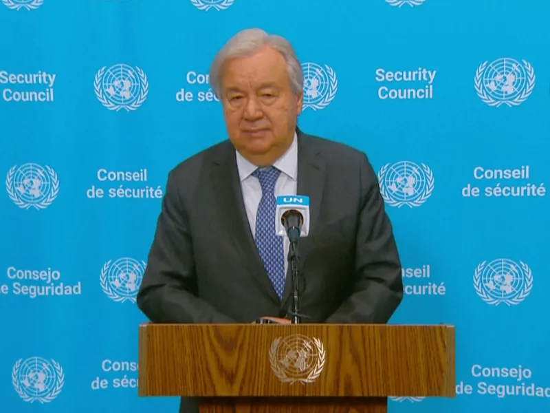 UN chief calls for immediate reopening of the Strait of Hormuz