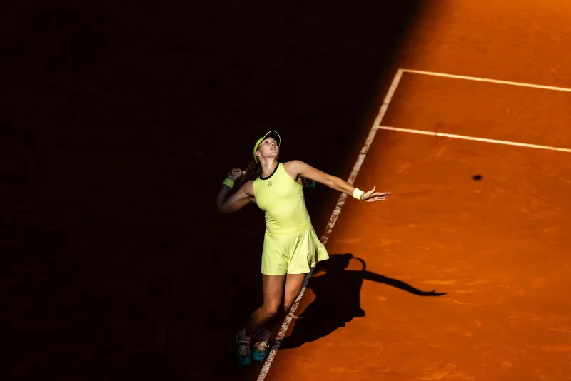Andreeva, la pupila de Conchita, celebra su 19 cumpleaños con su primera final en Madrid