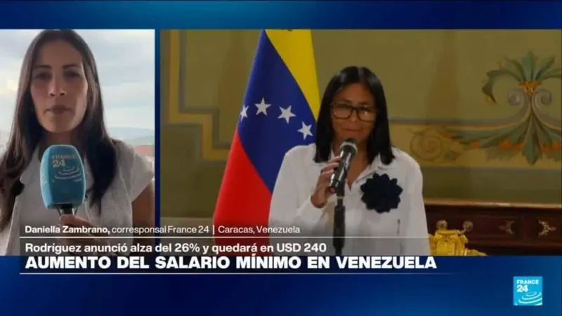 Informe desde Caracas: Rodríguez anuncia aumento del salario mínimo integral