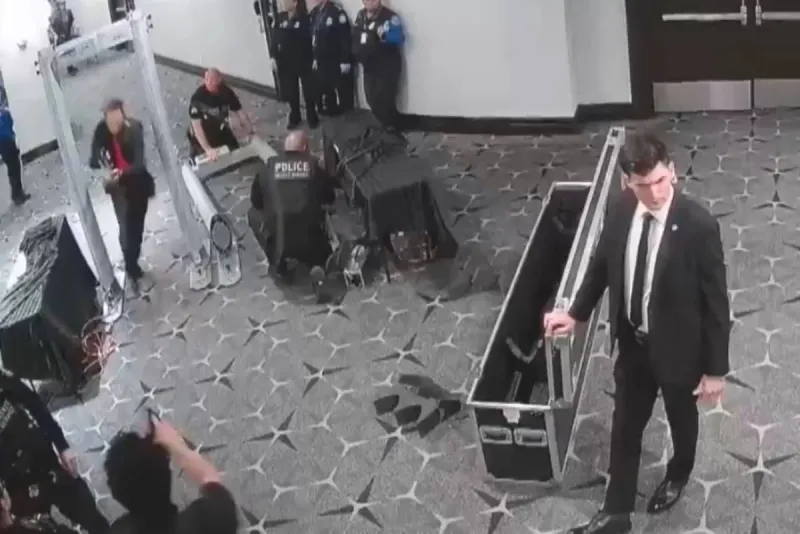 Un nuevo vídeo muestra a Cole Allen, el hombre que intentó asesinar a Trump, disparando a un agente durante la cena de corresponsales