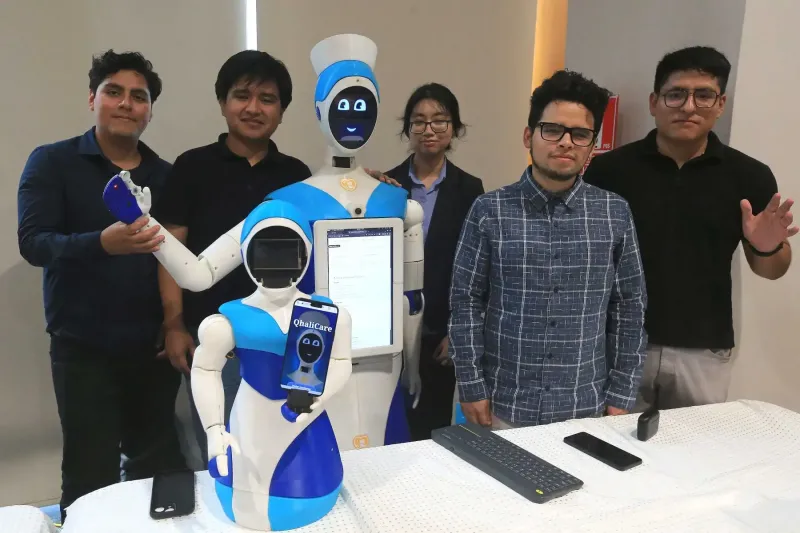 Robot hecho en Perú facilita monitoreo de signos vitales en pacientes a distancia