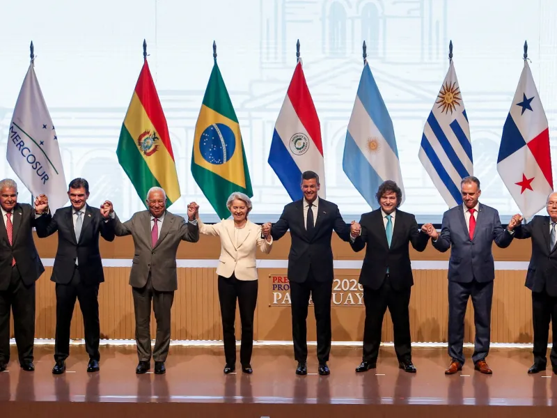 EU trade deal with South America’s Mercosur bloc takes provisional effect
