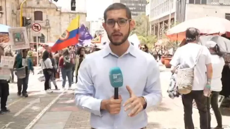 Colombia: manifestaciones en Bogotá, a un mes de las elecciones, por el Día del Trabajo