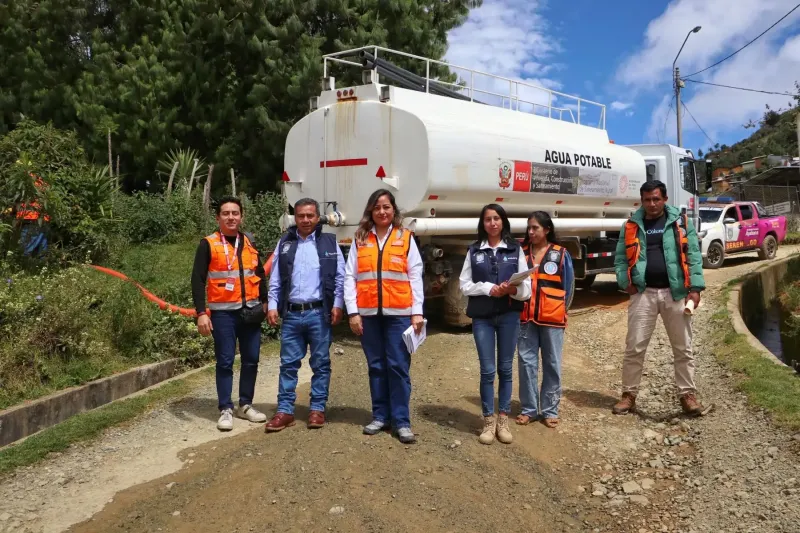 Ayabaca: aseguran acceso al agua potable para 3,900 pobladores afectados por lluvias
