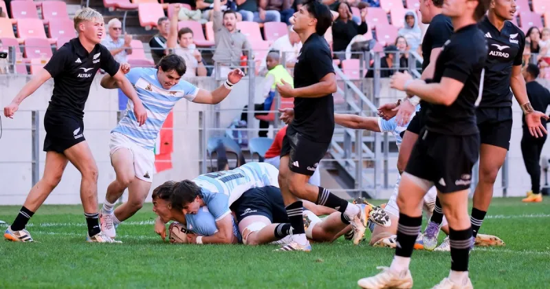 Histórico: Los Pumitas vencieron a Nueva Zelanda y lograron su primer triunfo ante los Baby Blacks